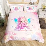 L'ensemble comprend : 1 Housse de couette (200 x 200 cm), 2 taies d'oreiller (65 x 65 cm). Cet ensemble de housses de couette décoratives ne comprend pas de couette ou de doudou.