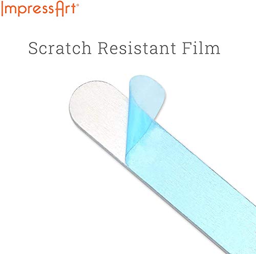 Impressart Bracelet Blanks, 3/8" X 6", Aluminum, 24 Pack, For Metal Stamping And Engraving #TOP2