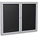 Ghent 48 x 36 in. Enclosed Letter Board