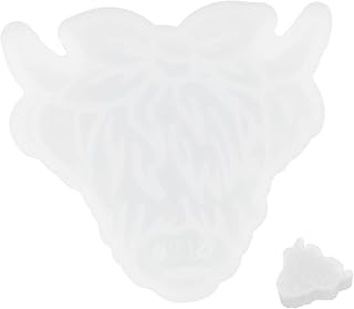 Veemoon Ox Head Silicone Mold for Scented Candle Making DIY Coaster and Epoxy Craft Flexible and Easy to Demold for Home Decor and