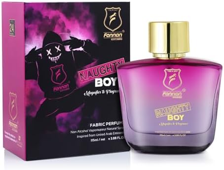 Fannan Naughty Boy Fabric Perfume Spray, Non Alcohol, Long-Lasting, 115 mL