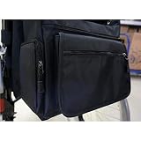 【HEBILLAS AJUSTABLES】 Las hebillas son ajustables para ajustarse alrededor de los brazos de la silla, por lo que los accesorios de los scooters de movilidad no se deshacen con frecuencia, y los accesorios para sillas de ruedas están hechos de material impermeable