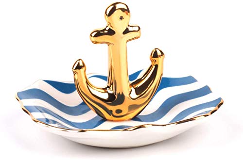 Lucktao Ocea Ring Holder For Women Jewelry Dish Engagement Wedding Rings Display Holder Stand Trinket Trays Home Room Decor (1) #TOP5