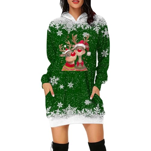 Robe De Noël Femme Sans Manches - Imprimé Festif, Taille Cintrée, Tenue Chic Pour Fêtes & Réveillon