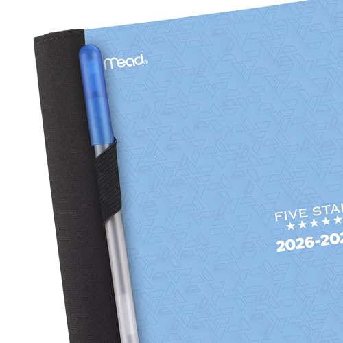 Five Star Planner 2026-2027 Weekly & Monthly Academic 12-Month July-June Advance Student Planner + Study App, 5-1/2" x 8-1/2", Blue (CAW45920) - Image 7