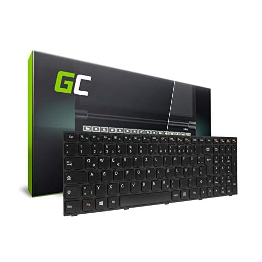 Green Cell® tangentbord för Lenovo G50-45 QWERTZ DE