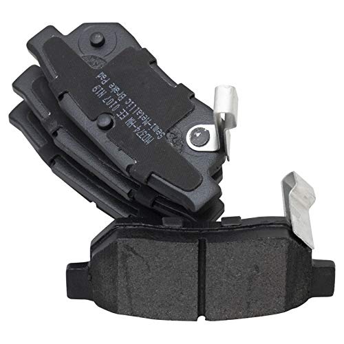 Image of TRQ Performance Rear Brake Pad & Rotor Kit Compatible with 1990-2001 Acura Integra 1992-2000 Honda