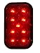 Maxxima M42213R Red 5" Rectangular Stop/Tail/Turn Light