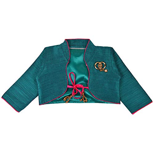 Image of Wish Karo Baby Girls Frock Dress with Jacket-(fe2911)