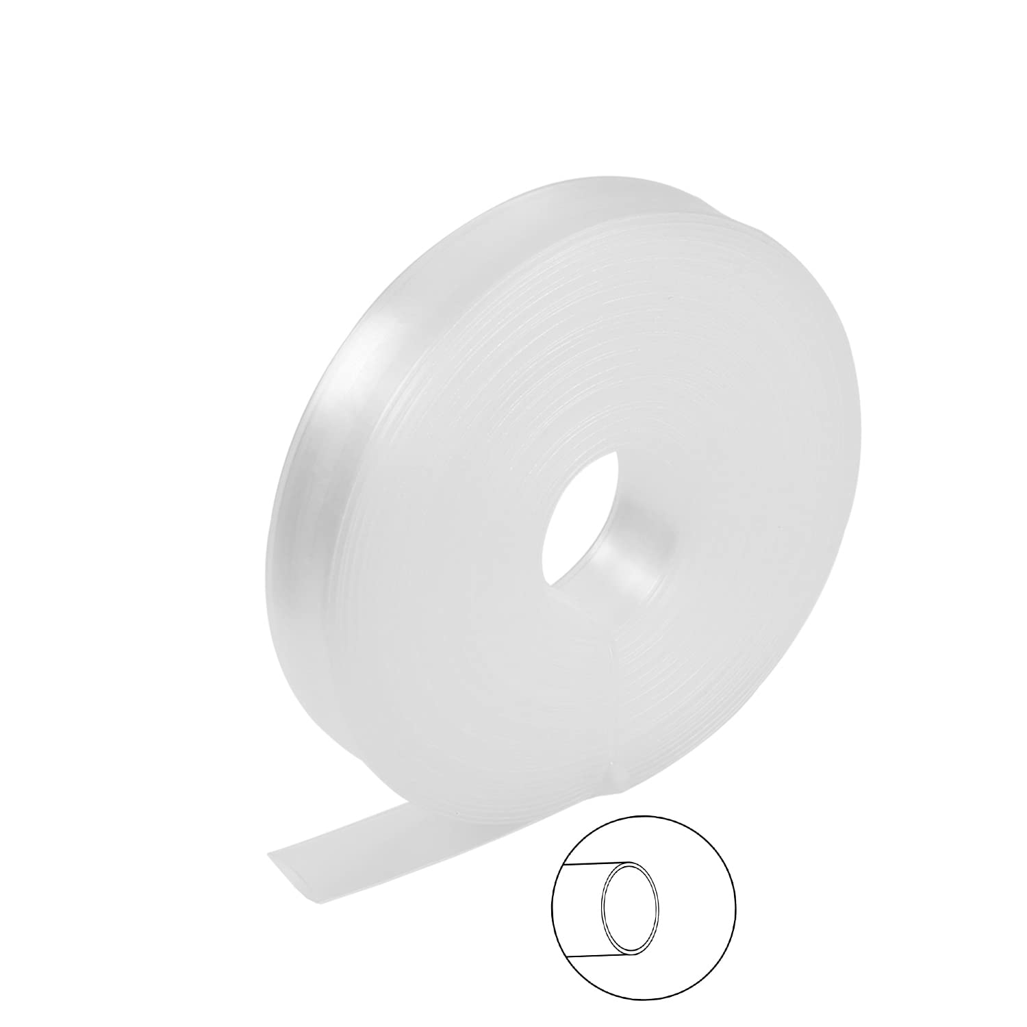 Othmro Gaine Thermorétractable En Polyéthylène, 14 Mm X 10 M Transparent Taux De Retrecissement 2 1 Pour Les Batteries Condensateurs Jouetsd Isolation Electrique 1070544710