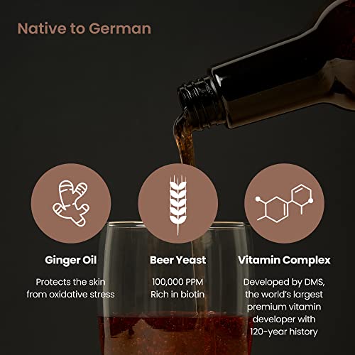 CH6 Ginger Beer Hair & Scalp Care Shampoo - for hair loss | Recover Damaged Scalp, Rich with German Beer Yeast for Hair Regrowth and Thickening, Thinning hair, Sulfate free, 16.9 fl oz