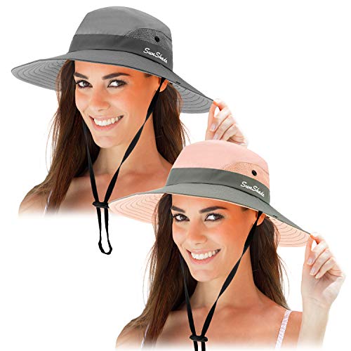 Geyoga Women's Stylish Sun Protection Bucket Hat