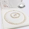 VIKI LYNN Freshwater Cultured Pearl Necklace Set Includes Stunning Bracelet and Stud Earrings Jewelry for Women #5
