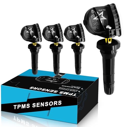 YZHIDIANF 13598771 Programed TPMS Sensors for:-Cadillac Escalade 2007-2020 Cts Xts, for:-Chevy Tahoe Equinox Camaro Impala Malibu, for:-GMC Sierra Savana Tire Pressure Monitoring System 315Mhz (4pcs)