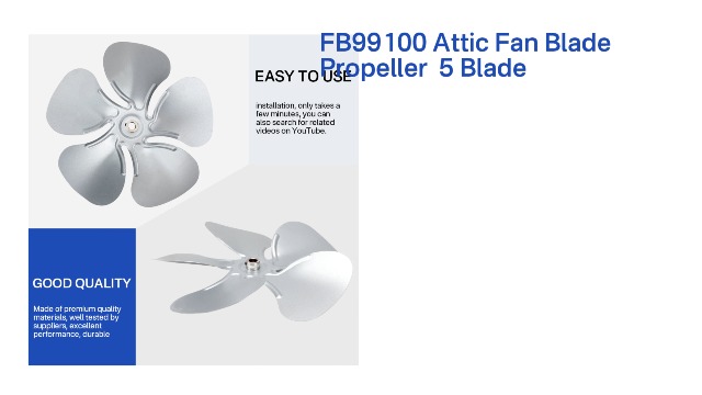 FB99100 Attic Fan Blade Propeller 12