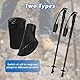 Nordic Walking Stöcke Ggummipuffer Nordic-Walking-Stöcke Stock Ersatzteile Wanderstöcke Pads Gummi Gehstock Gummipuffer für Faltbar Klappbar Wanderstöcke Teleskop Verstellbar Walkingstöckepuffer