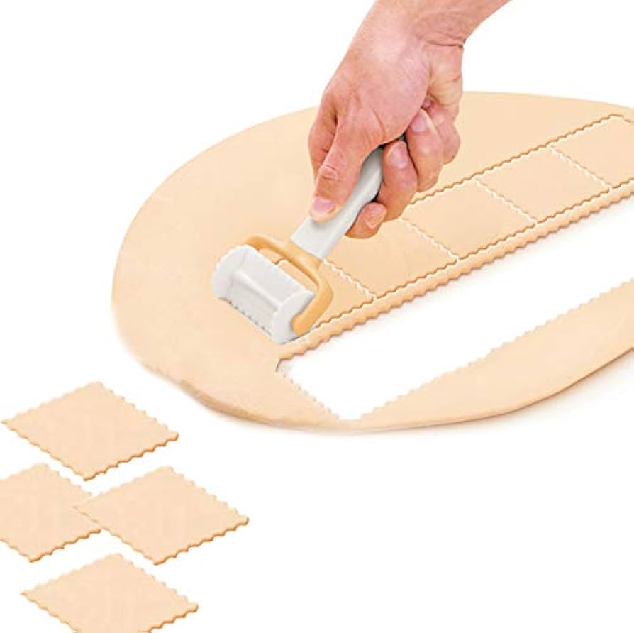 Rotella Tagliapasta Quadrata Inox | Per Pasta 4x4 Cm, Ideale Per Cappelletti E Tortellini