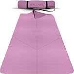 Gallant Yoga Mat Non Slip – Premium TPE Exercise Mat Thick & Pilates Mat 6mm Extra Yoga Mats for Women & Men with Alignment Lines and Carry Strap, Eco Friendly Gym Mat for Home Workout(Purple)