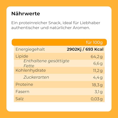 Pinienkerne 1 kg | Geschälte Pinienkerne | Rohe Pinienkerne | Trockenfrüchte 100% natürlichen Ursprungs | glutenfrei | ohne Konservierungsstoff | GMO-frei I sibirisch Pinienkerne I ideal für Rezepte