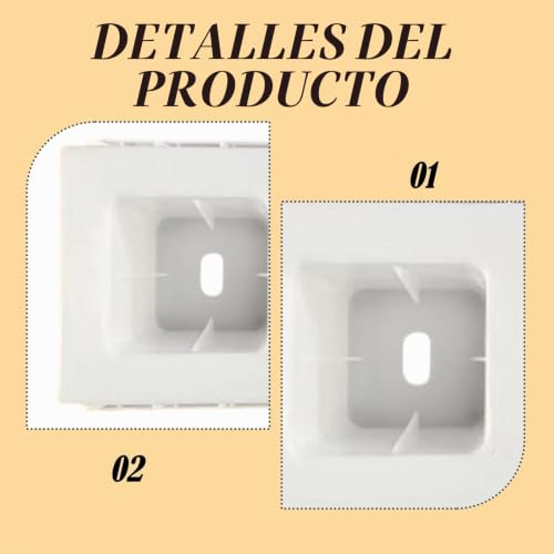 Miniatura 3 de Perfk Accesorio Para De Hormigón Resistente, Reutilizable Y Fácil De Usar. Molde Para Bloques De Hormigón, Ideal Para Paisajismo, Patios Y, 40x20x12.2 Cm