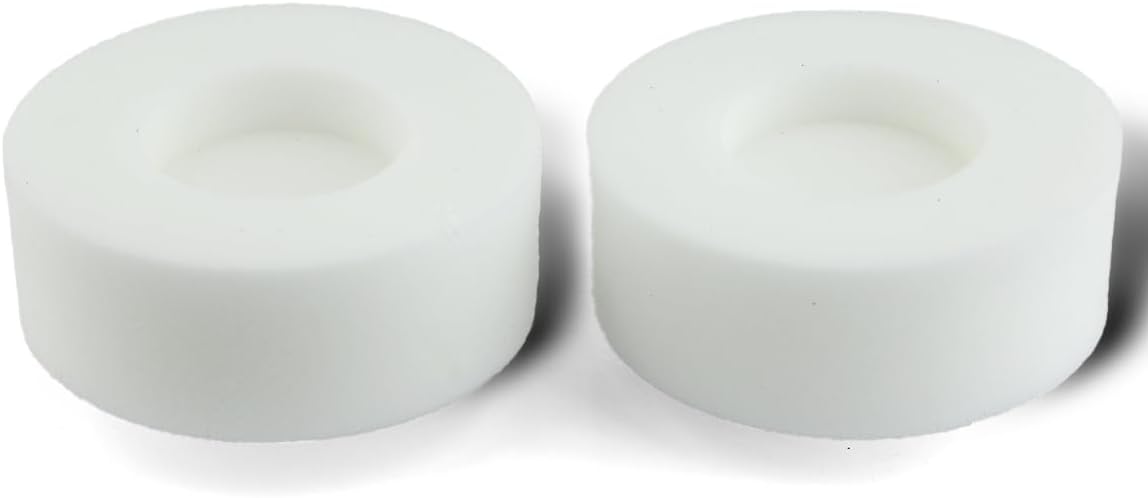 1.9 Tire Inserts Soft Outer Foam Inserts， 4 Pcs Car Crawler Tire Foams Wheel Inlay Foam Sponge ，Multiple Colors Available for 1.9inch Wheel Tires RC Crawler Axial SCX10 90046 TRX4 (White)