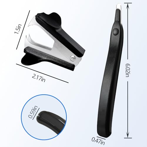 JUMEIGE Conjunto removedor de grampeador – 3 removedores de grampos tradicionais e 2 magnéticos de s