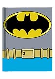 Silver Buffalo BN0150 DC Comics Batman Uniform Hard Cover Journal with Ribbon Book Mark, 160-Pages, 6 in. x 8 in
