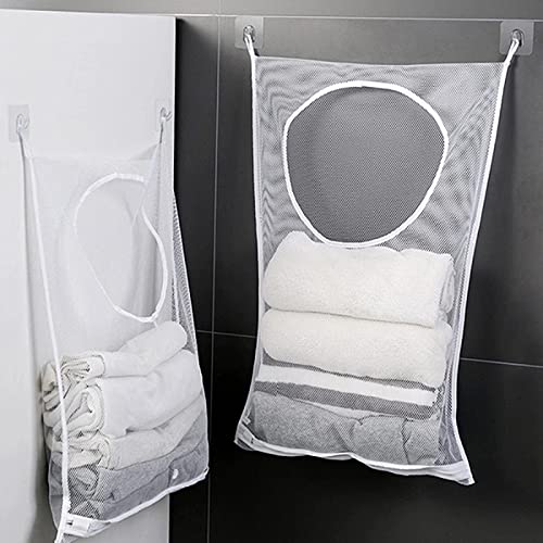 Bolsas para lavar a máquina sin enganches con red protectora de viaje y pared 7