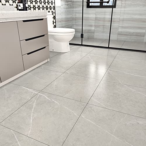 WESTICK Peel and Stick Floor Tile Waterproof Bathroom Floor Tile Non
