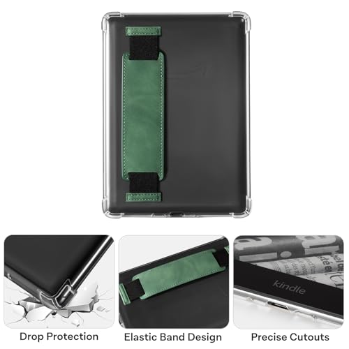Image of iDLEHANDS 7 inch Clear Case,not for iPad(A260722) | Ultra Slim Lightweight Soft Transparent TPU Cover, Built-in Hand Strap