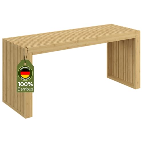 Bellamio Sava Sitzbank aus Bambus – stabile Bank für Flur, Esszimmer,...