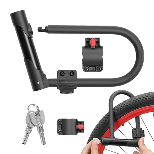 Candado de bicicleta - Candado para bicicleta, candado de combinación para bicicleta, antirrobo y resistente, para motocicletas y puertas