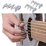 La colorida púa de guitarra tiene bordes lisos, resistente al desgaste, duradera, ligera y cómoda.