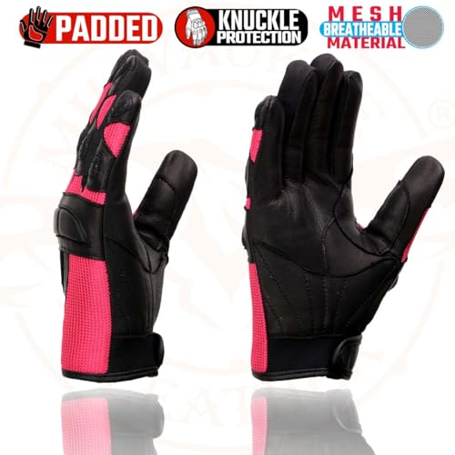 Image of Milwaukee Leather Women's Leather Lightweight Motorcycle Lined Driving Hand Gloves - X-Small