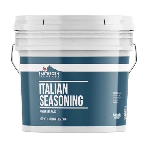 Earthborn Elements Italian Seasoning 1 Gallon Bucket, Herb Blend, Savory Flavor Cover