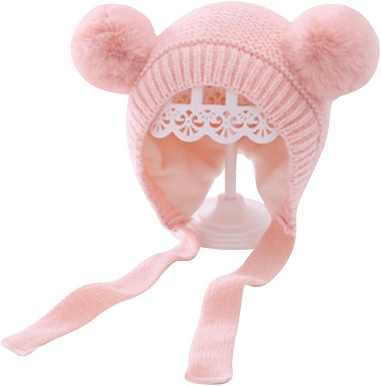 Cute Baby Kids Girls Boys Warm Winter Stretchy Cat Hat Beanie