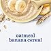 Gerber Stage 2 Baby Food, Oatmeal Banana Cereal, Probiotics Support Healthy Digestion, Baby Oatmeal Cereal