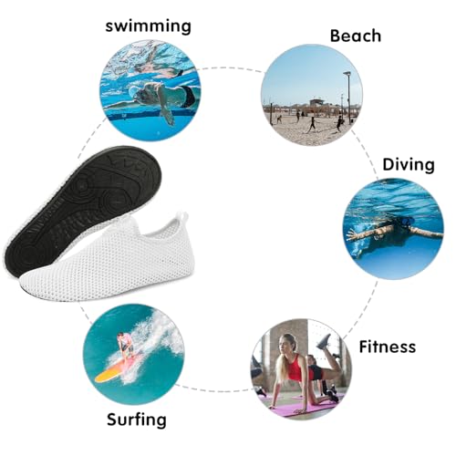 Image of Spesoul Womens Mens Water Shoes Quick Dry Beach Swim Shoes Barefoot Aqua Socks Outdoor Sand Socks for Pool River Diving