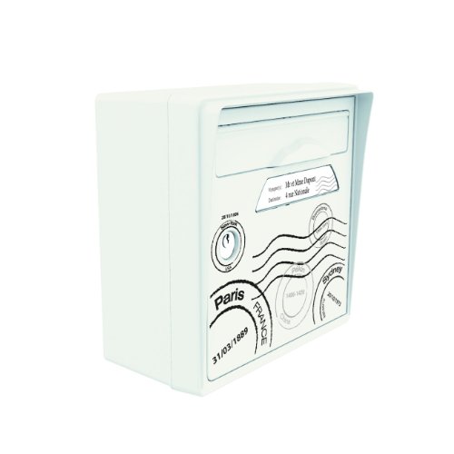 Signée Globetrotter SGCBL-GT - Buzón (tamaño pequeño), color blanco