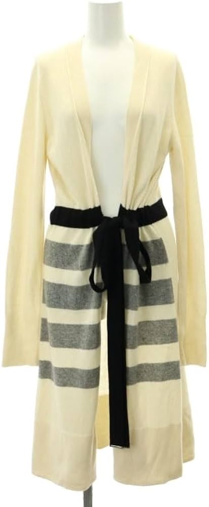 Amazon.co.jp: ポールカ PAULE KA カシミヤ ボーダー ニット ロング  