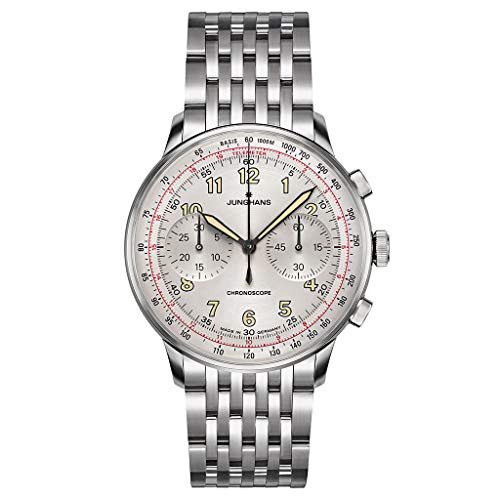 Junghans Meister Telemeter Matt Silver Wrist Watch | Stainless Steel Bracelet 027/3880.44