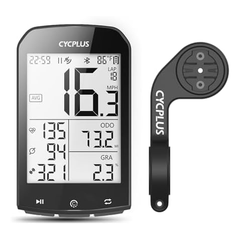 CYCPLUS GPS Bike Computer with Mount Cover