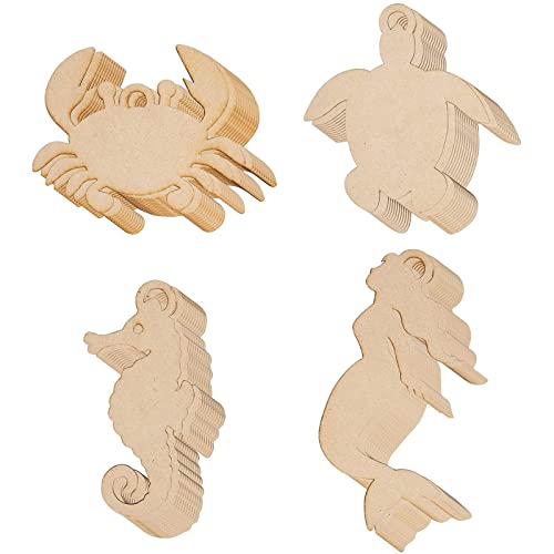 Diy Christmas Ornaments, Nautical Wooden Ornament (24 Pieces) #TOP3