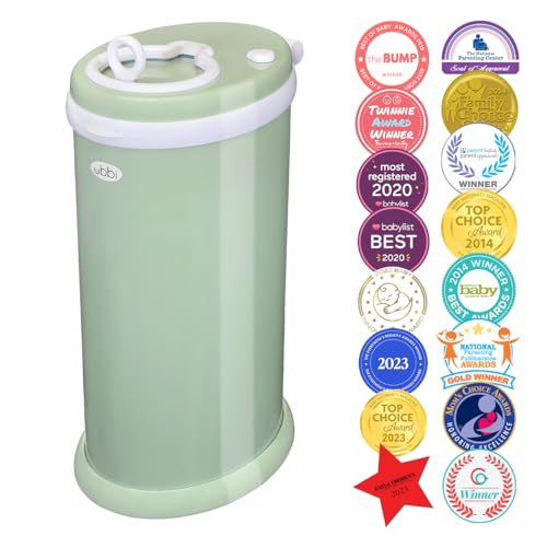 Ubbi Cubo para Pañales y Dispensador de Bolsas Lavanda miniatura 3