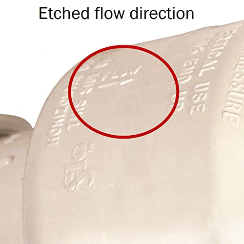 Red Lion WCV2 Heavy Duty Sewage 2-inch PVC Check Valve, White, 14942914 by Red Lion - Image 3