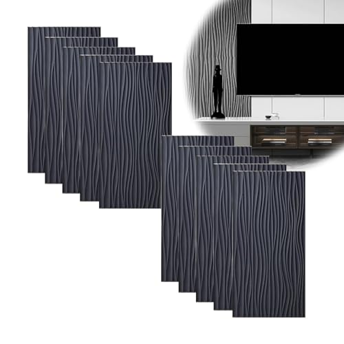 Panel de pared para sala con relieve de ondas Vibeo para crear un comedor moderno