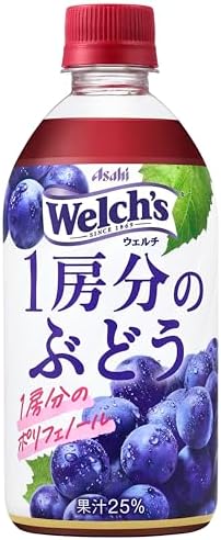 （04:30時点） Welch's(ウェルチ) アサヒ飲料 1房分のぶどう 470ml×24本