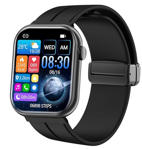 Bracelet silicone magnétique anti-irritation pour montre Saintland P45