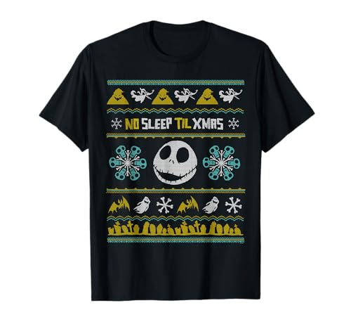 Nightmare Before Christmas Ugly Christmas Sweater T-Shirt Disney idée cadeau fête