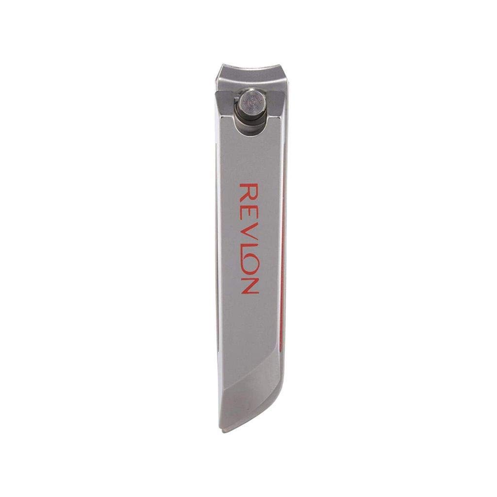 Revlon Salon Pro Nail Clipper, Stainless Steel Non-Corrosive Curved Blade Fingernail Toenail Cutter : Beauty & Personal Care
